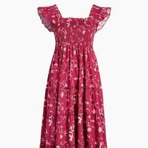 Hill House Dresses | The Ellie Nap Dress | Color: Burgundy Botanical